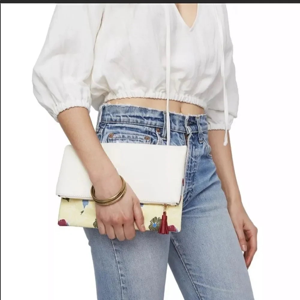 ‎NWT Rachel Pally floral clutch purse